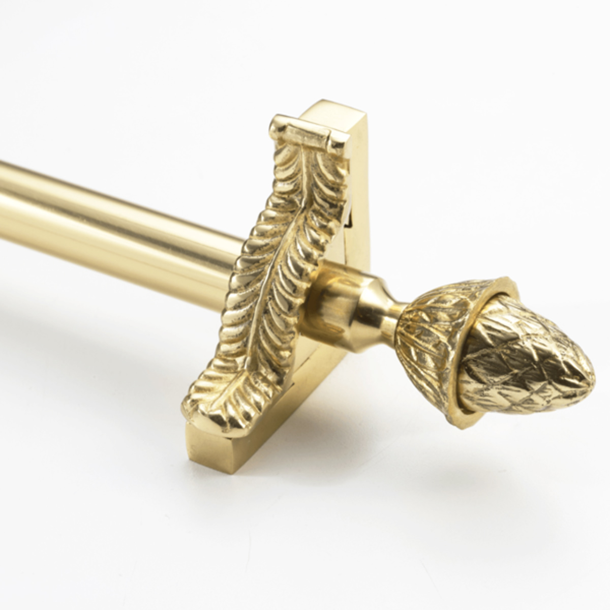 Sultan Series - Stair Rods, KS-500 Smooth Polished Brass